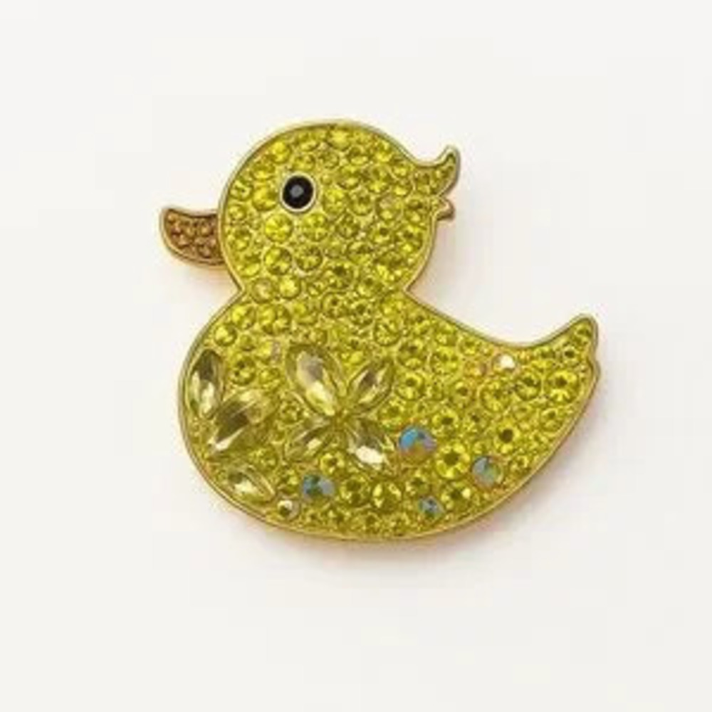 Cutie Yellow Duck Brooch